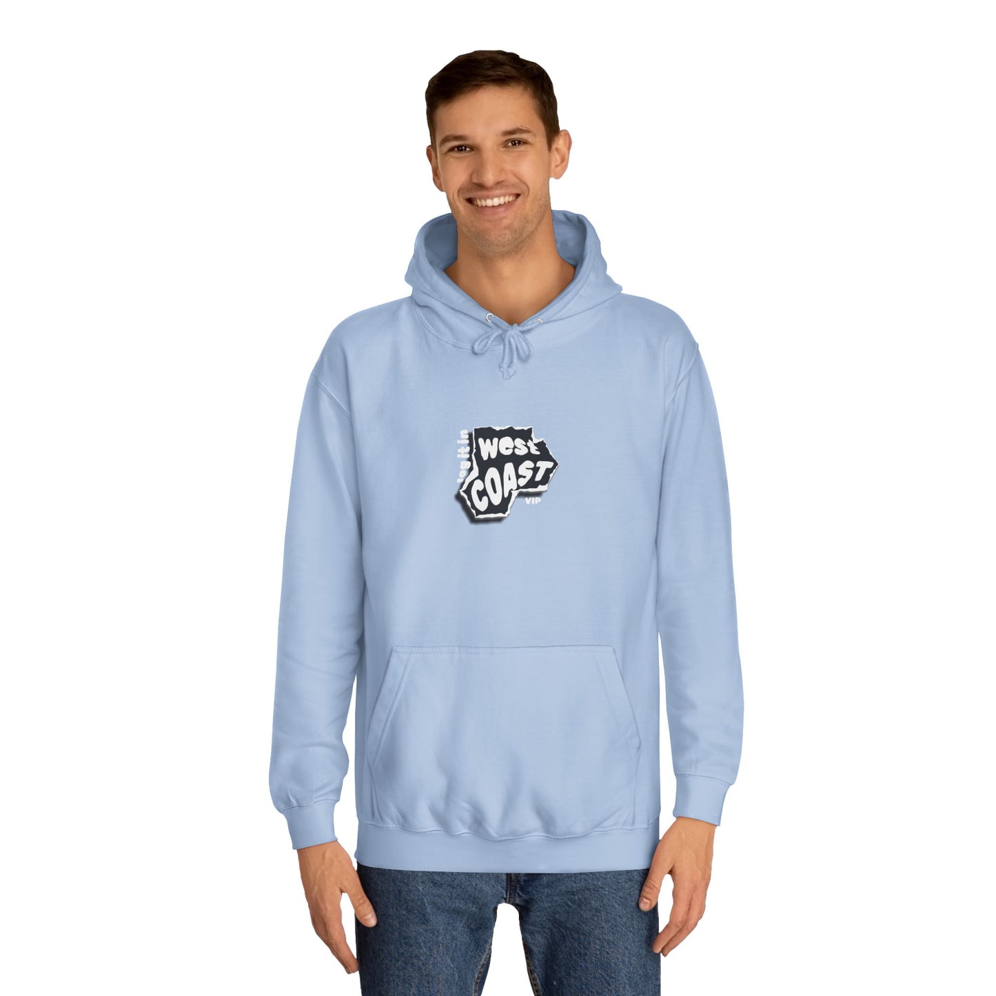 West Coast Unisex Hoodie | Casual Wear, Gift for Every one, New Spirit, Cozy Streetwear, Trendy Hooded Sweatshirt