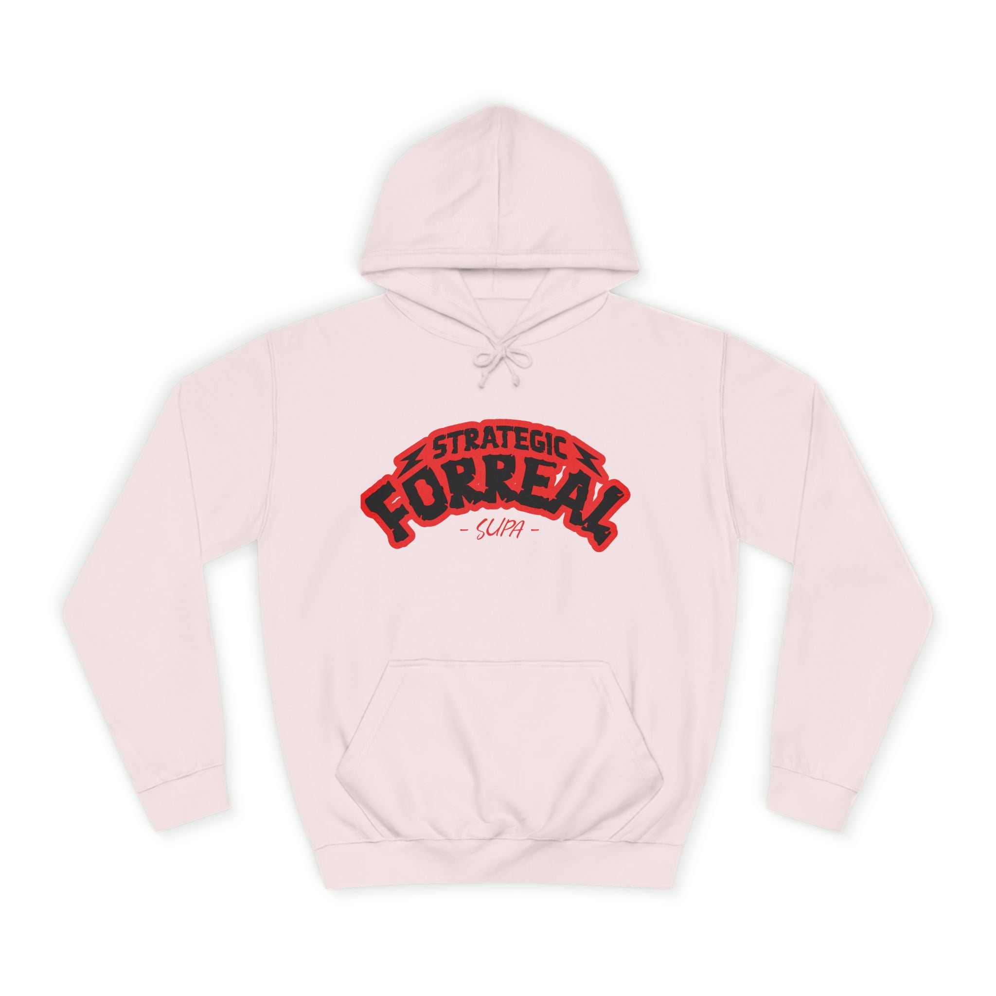 Unisex Hoodie - Strategic Forreal Design, Perfect for Casual Wear
