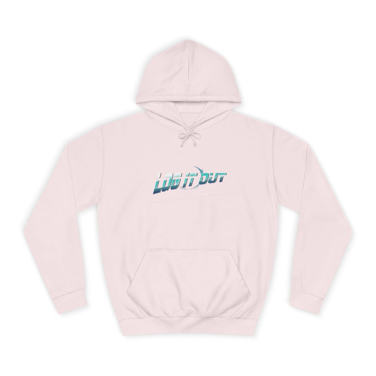 Unisex 'log it out' Hoodie with Retro Style, Ideal for Everyday Wear, Perfect for trendy wear,Gift for Friends