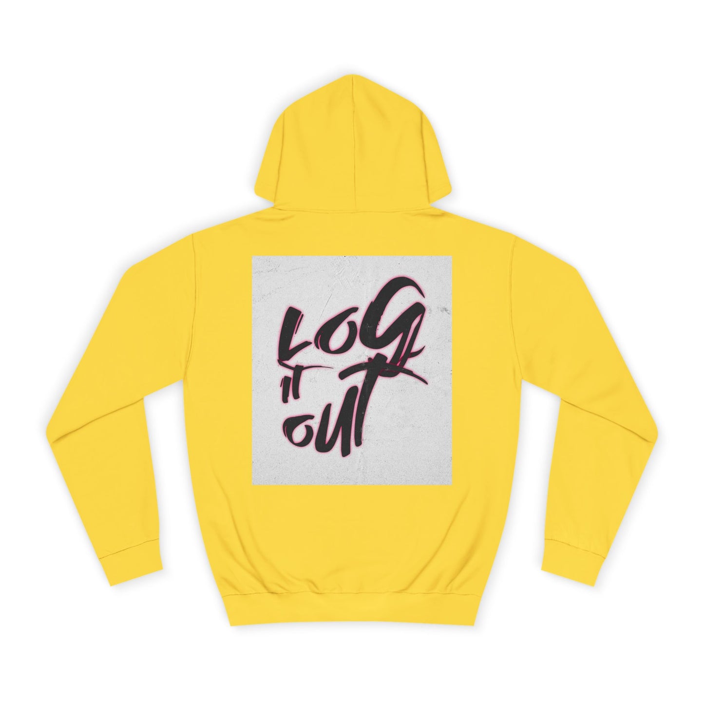 Stylish Unisex Hoodie for Casual Comfort, Perfect for Every day, Log It Out Design, Gift, College Apparel,