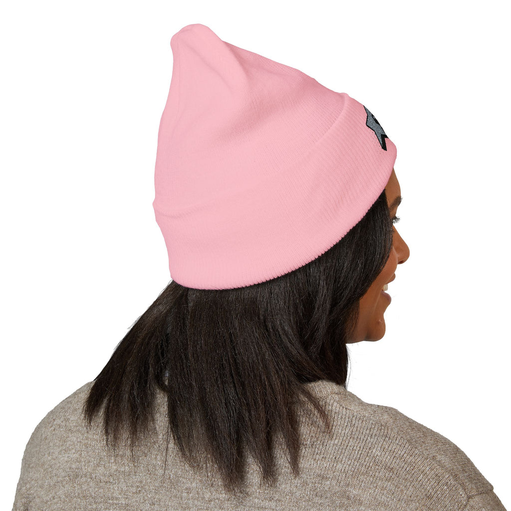 Embroidered "Tell em log it in Cuffed Beanie — Cozy Winter Hat