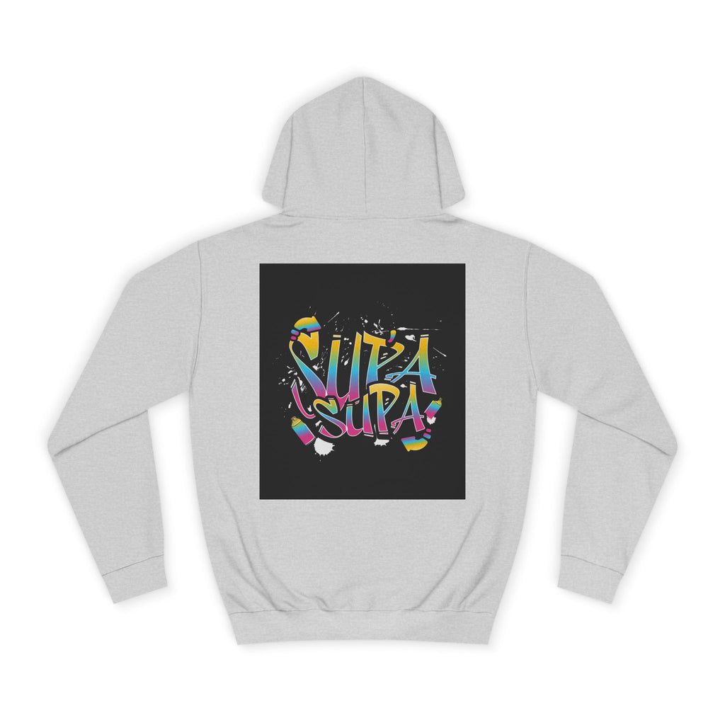 Colorful Unisex Supa Supa Hoodie, Casual Sweatshirt, Vibrant Apparel, Streetwear Hoodie