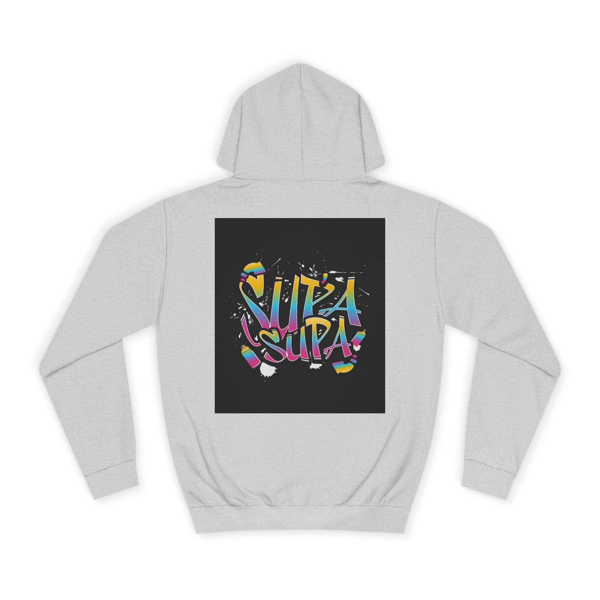 Colorful Unisex Supa Supa Hoodie, Casual Sweatshirt, Vibrant Apparel, Streetwear Hoodie