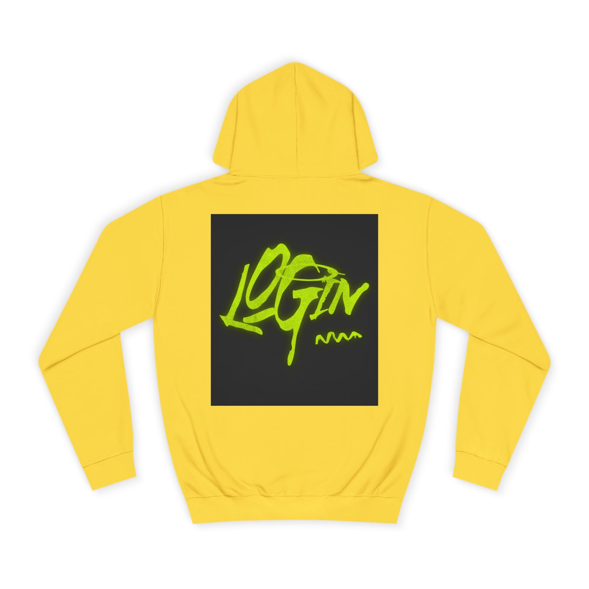 Trendy Unisex Hoodie - 'LOGIN' Graphic Design