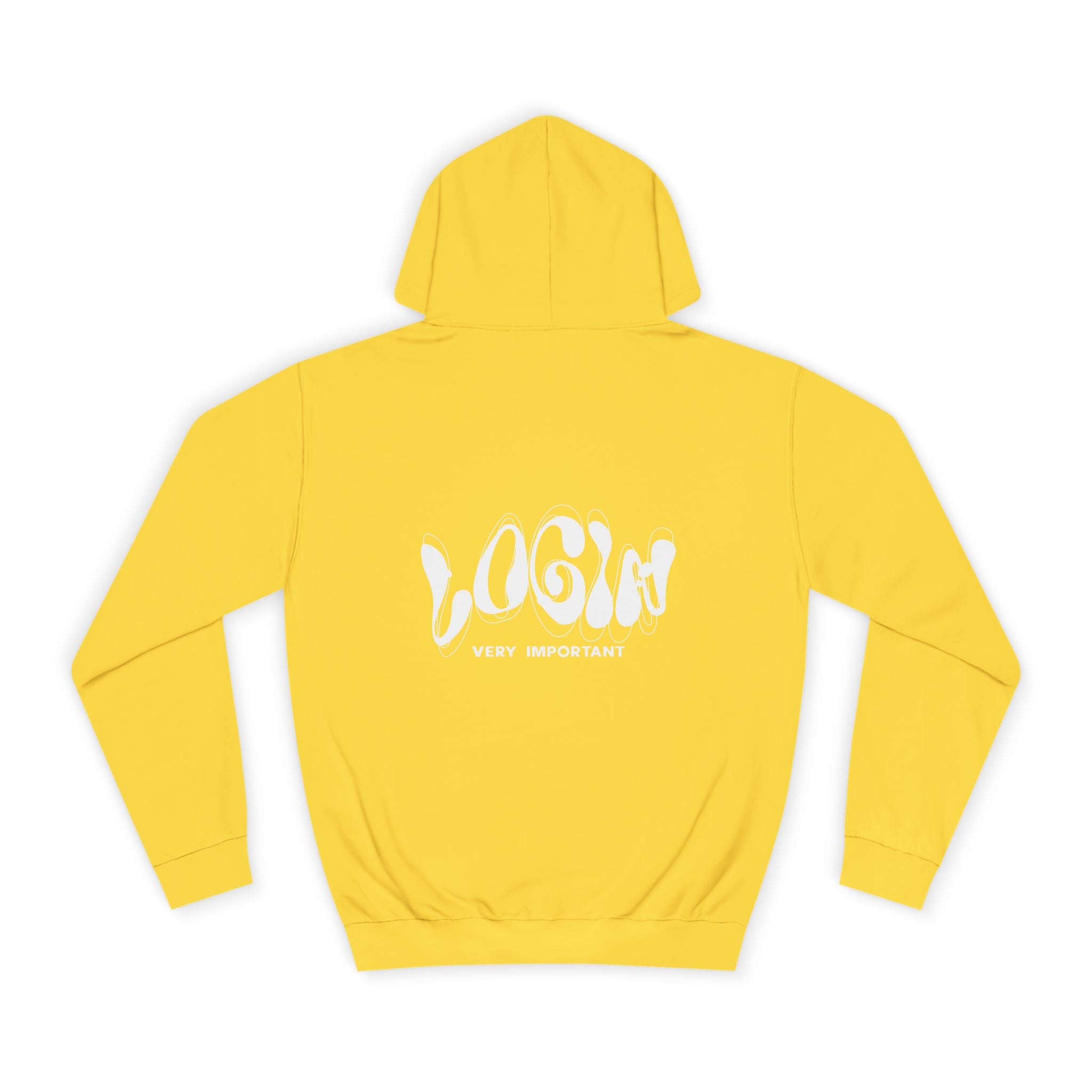 Cool College Unisex Hoodie - LOGIN, Apparel, Funny Hoodie, Gift, Cozy Wear,Trendy Fashion