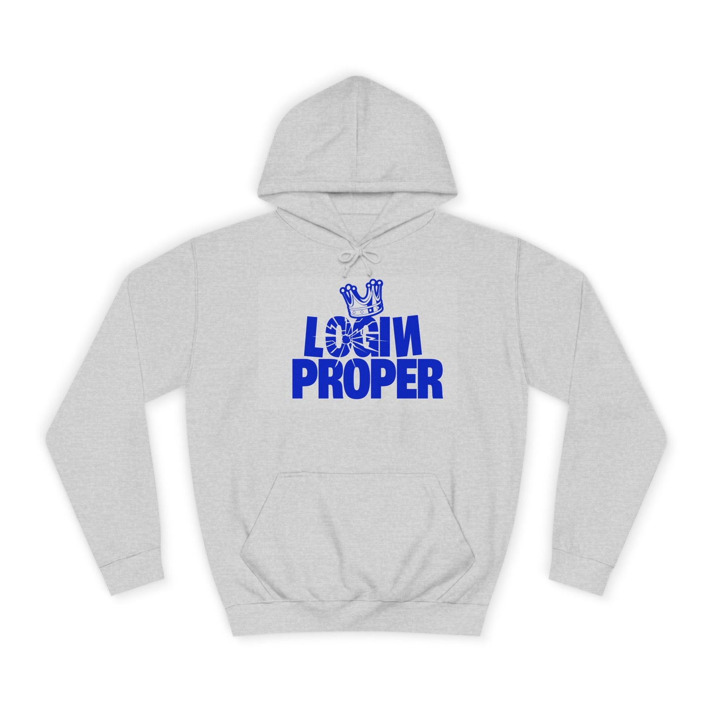 Unisex Hoodie - 'Login Proper' Trendy Spirit Wear, Casual Streetwear, Gift, Cozy Lounge Sweatshirt