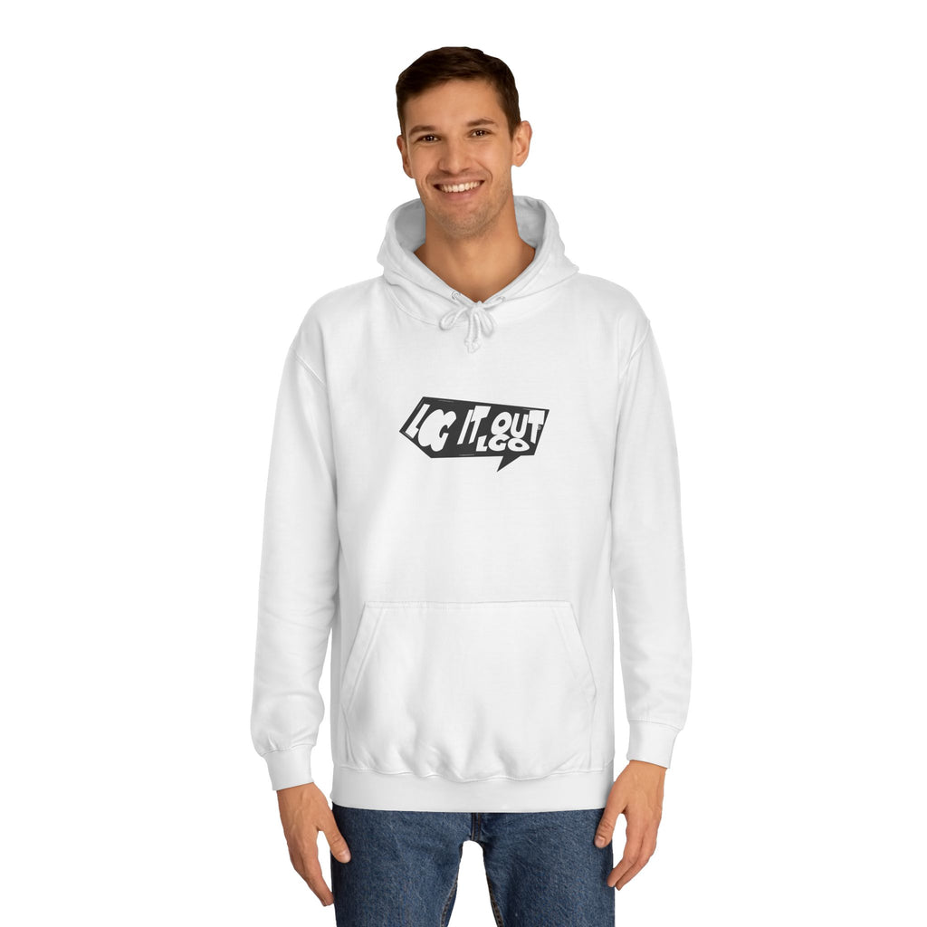 Chill Vibes Unisex Log it out Hoodie - Perfect for Campus Wear, Gifts, Casual Outfits, Fall/Winter Style, Cozy Fashion