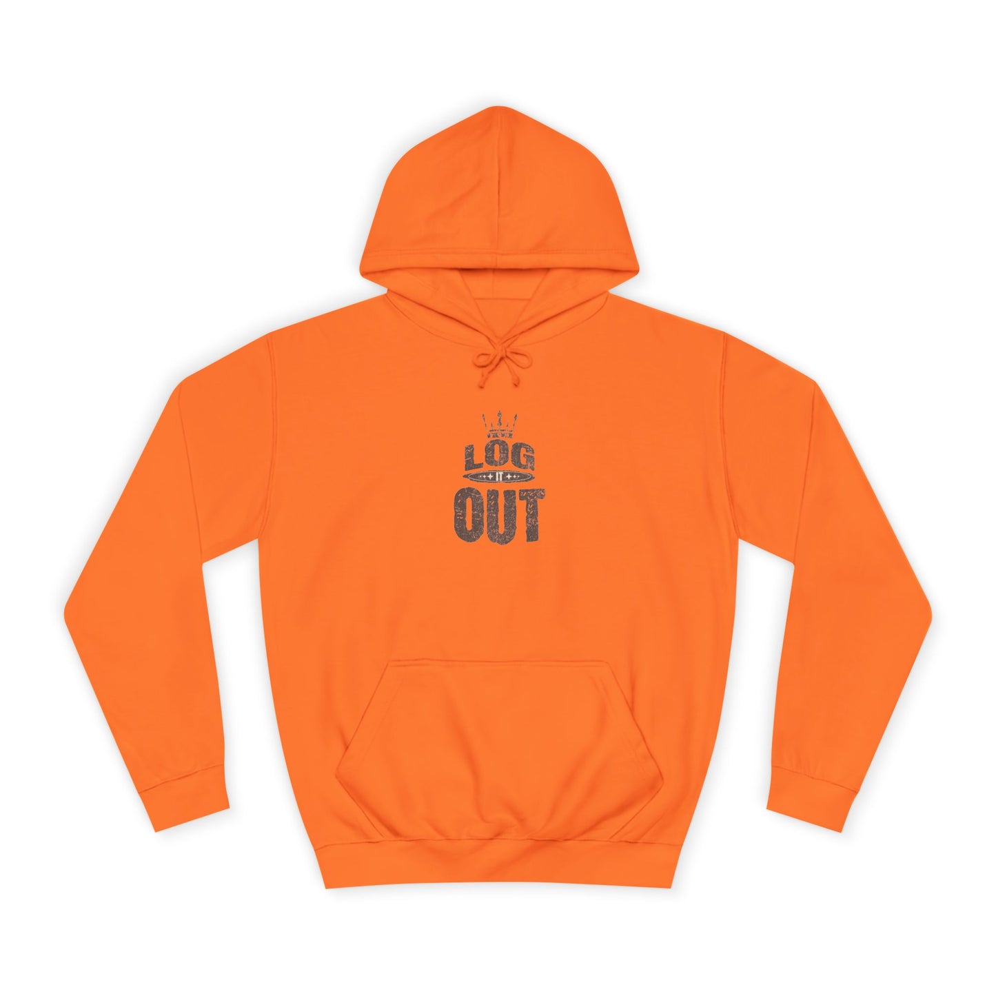 Unisex Hoodie - 'LOG IT OUT' Design, Perfect for Every Day, Casual Wear, Gift, Relaxed Style
