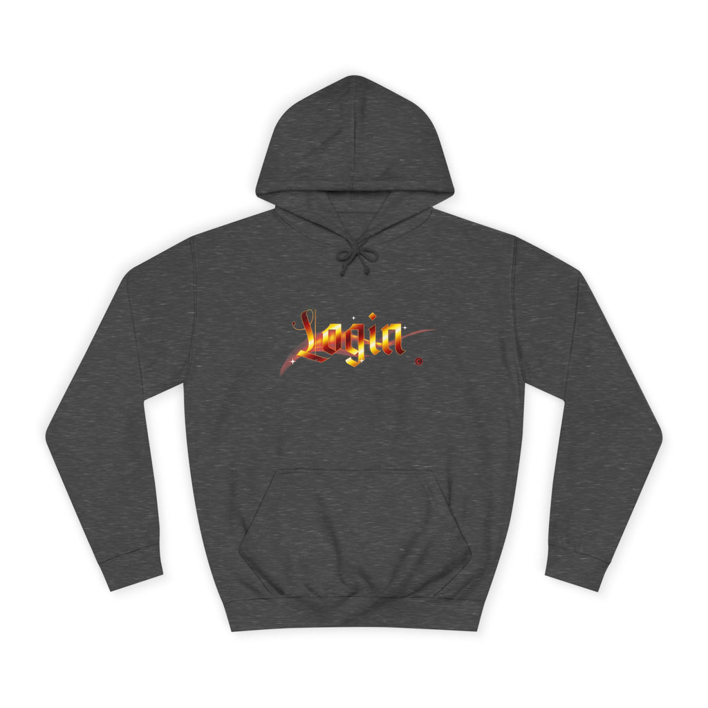 Aesthetic 'Login' Unisex Hoodie, Cozy Trendy Wear, Gift for Any One, Warm Casual Style, Trendy Hoodie