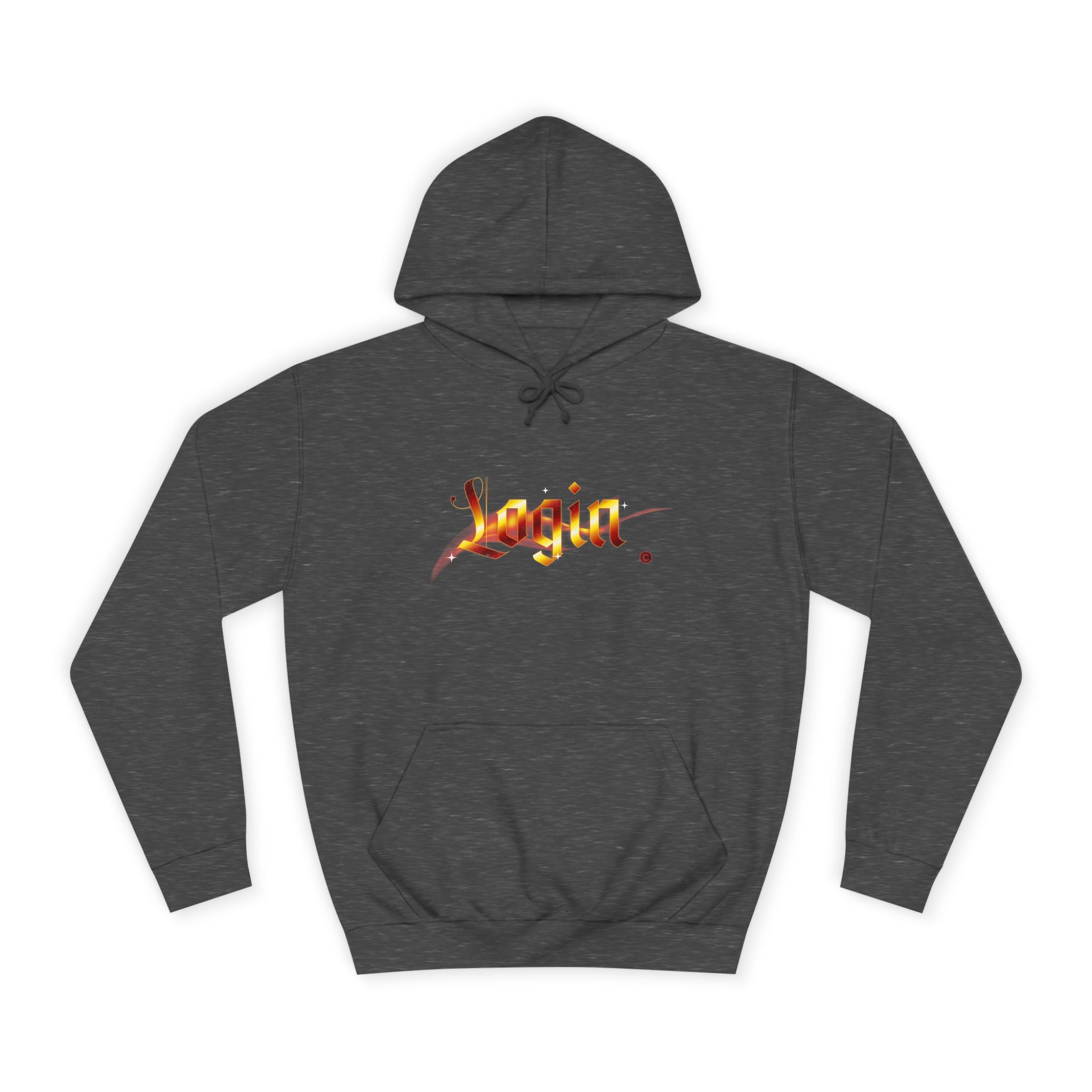 Aesthetic 'Login' Unisex Hoodie, Cozy Trendy Wear, Gift for Any One, Warm Casual Style, Trendy Hoodie