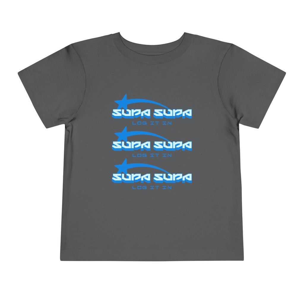 Toddler Tee — Blue Star 'Supa Supa' Graphic Shirt