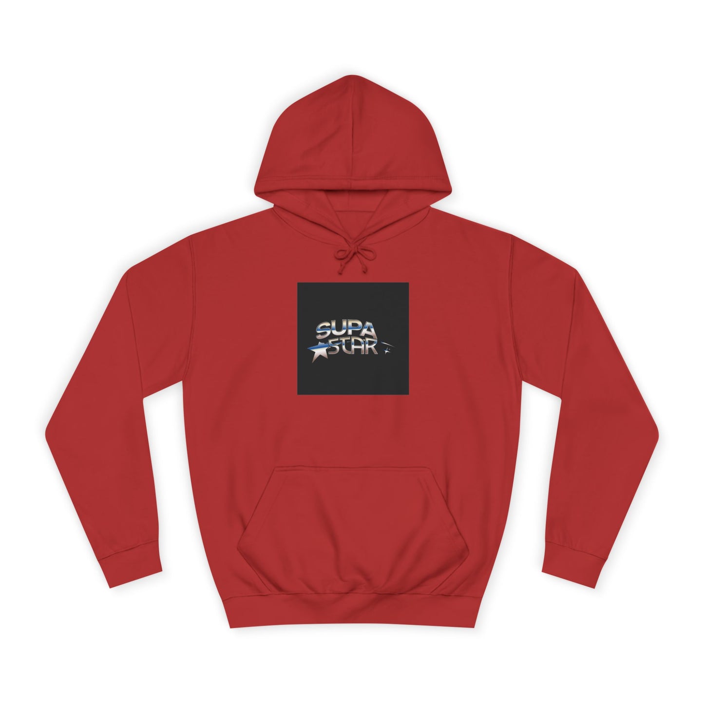 Supa Star Unisex Hoodie | Trendy Custom Apparel, Casual Wear, Star Graphic Hoodie, Adjustable Hooded Sweatshirt, Gift