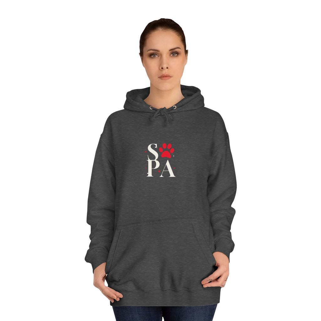 Cozy Hoodie with Paw Print | Unisex Sweatshirt, Gift for Animal Lovers, Apparel, Casual Wear, Birthday