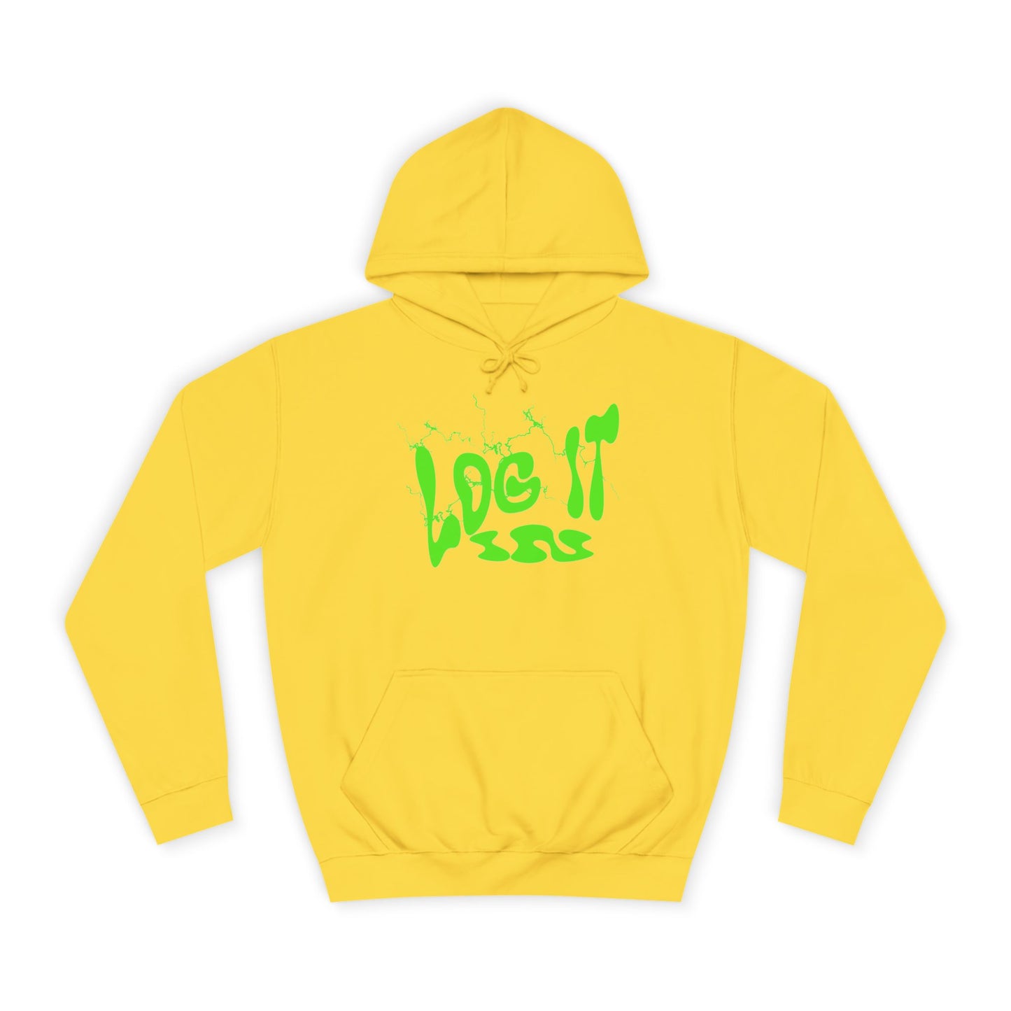 Unisex Hoodie with 'Log It in' Design, Cozy Casual Sweater for Trendy wear, Gift for Comfortable Everyday Wear