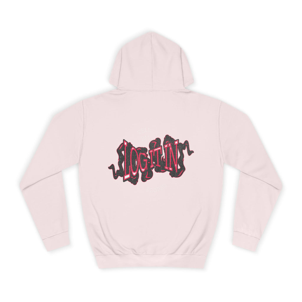'Log it in'Hoodie for Unisex, Casual Wear, Trendy Apparel, Perfect for Everyday wear, Comfortable Fit