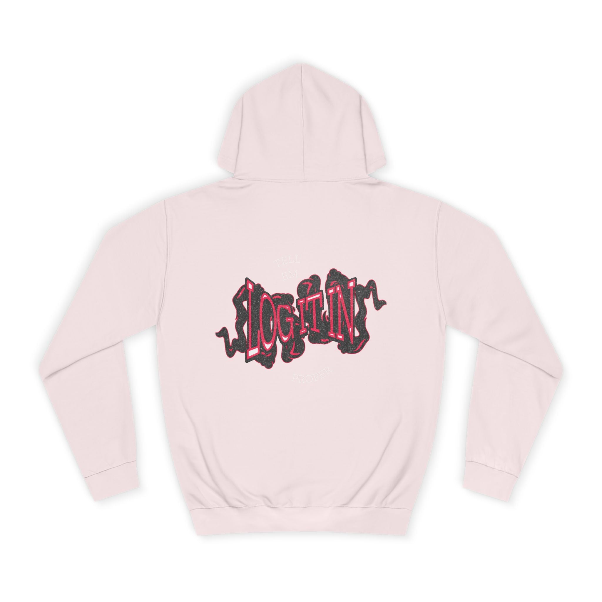 'Log it in'Hoodie for Unisex, Casual Wear, Trendy Apparel, Perfect for Everyday wear, Comfortable Fit
