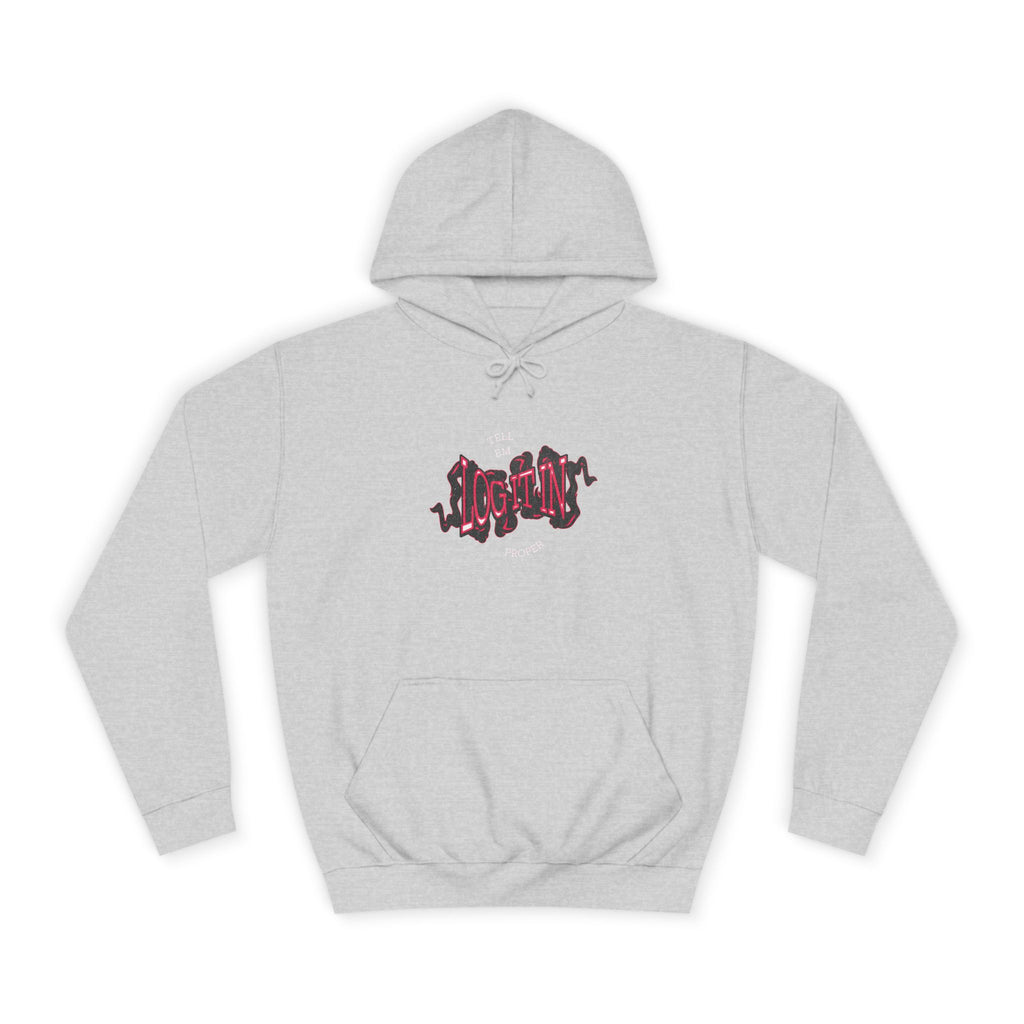 'Log it in'Hoodie for Unisex, Casual Wear, Trendy Apparel, Perfect for Everyday wear, Comfortable Fit