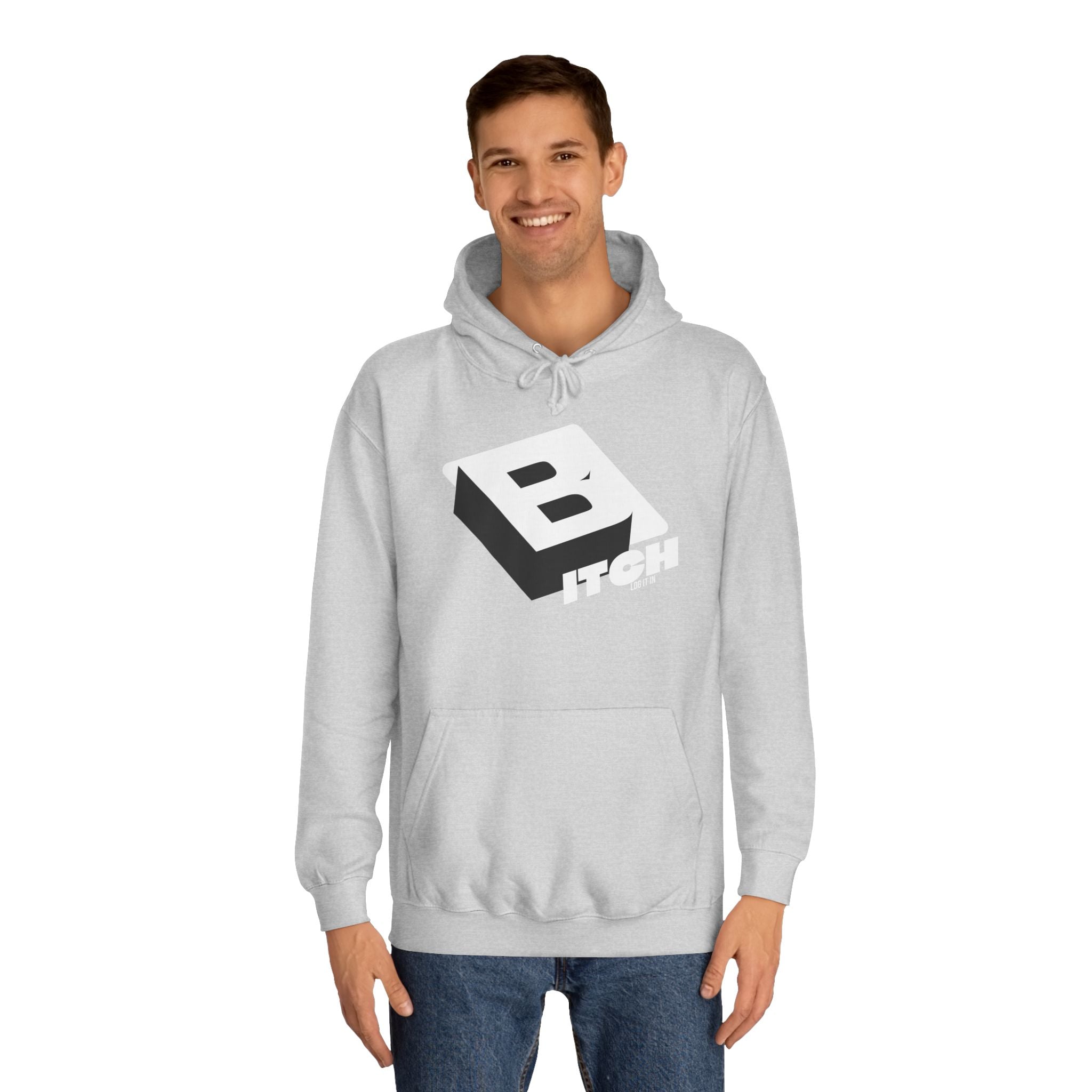 Unisex Hoodie with Bold Logo Design