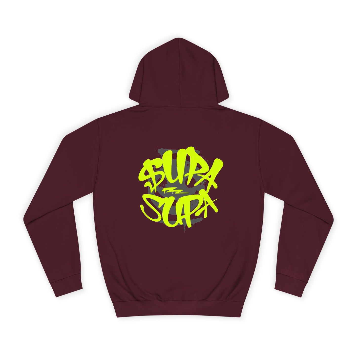 Trendy Unisex Supa Supa Hoodie, Casual Streetwear, Gift for Any one, Urban Fashion, Bright Graphic Design