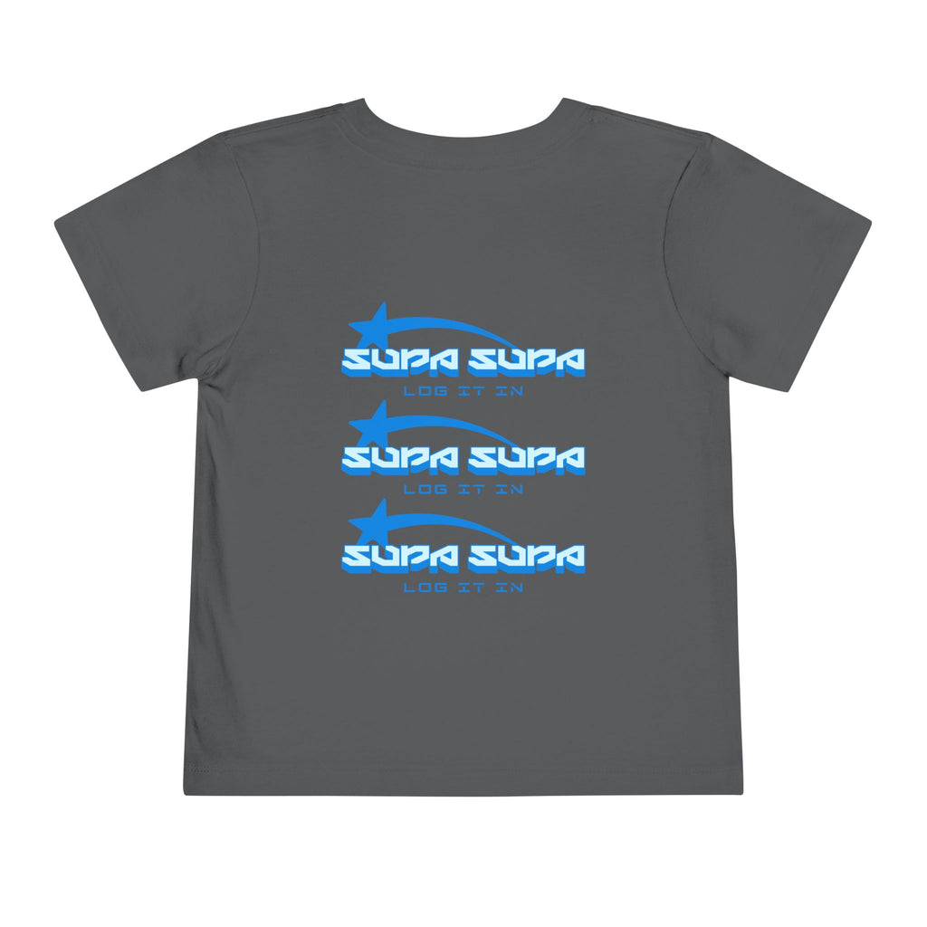 Toddler Tee — Blue Star 'Supa Supa' Graphic Shirt