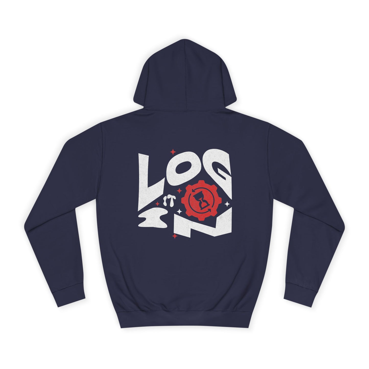 Stylish Log it in Hoodie, Cozy Athletic Wear, Graphic Hoodie, Trendy Apparel, Perfect for Life
