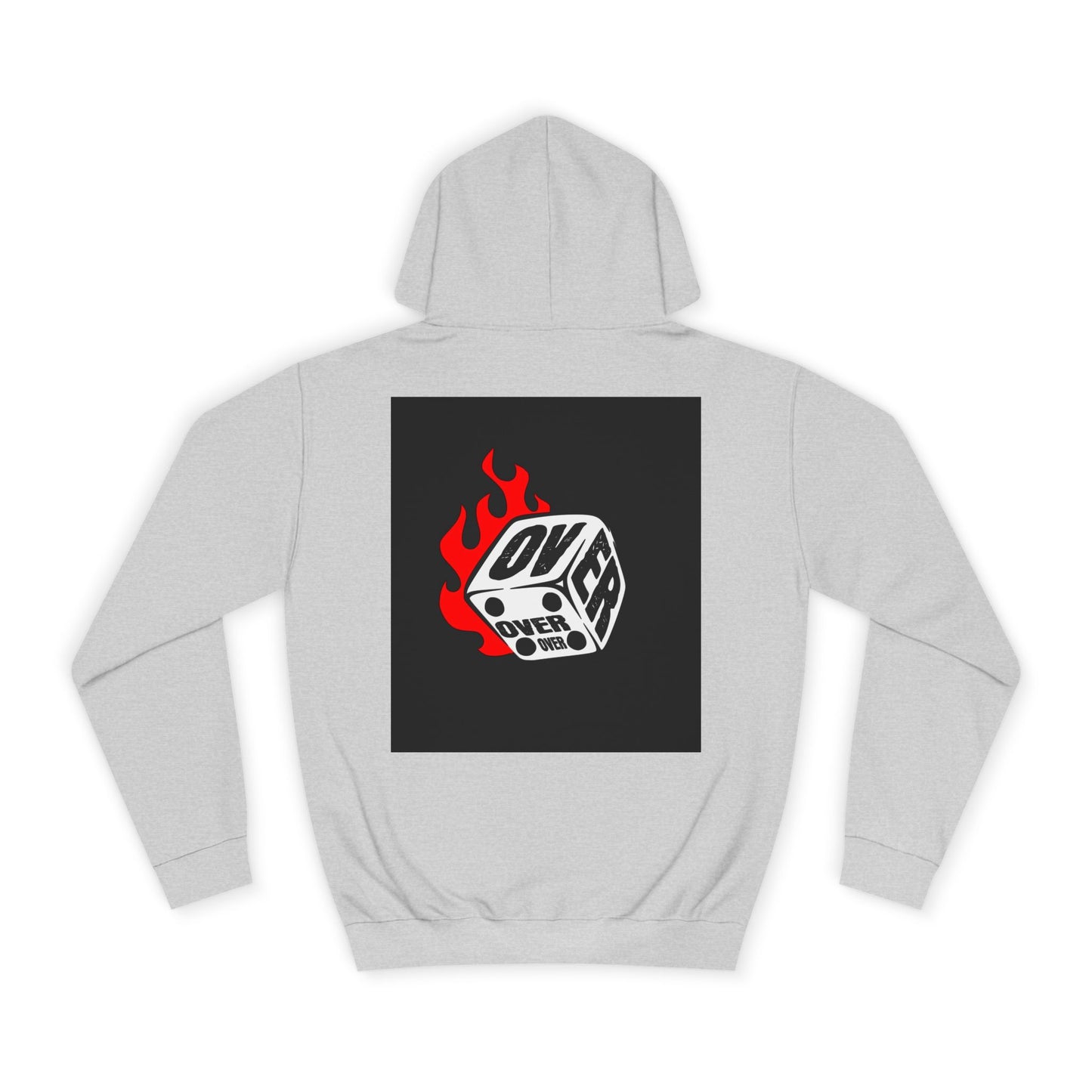 OVER Graphic Hoodie, Oversized Sweatshirt, Trendy Unisex Hoodie, Gift, Casual Layering Top