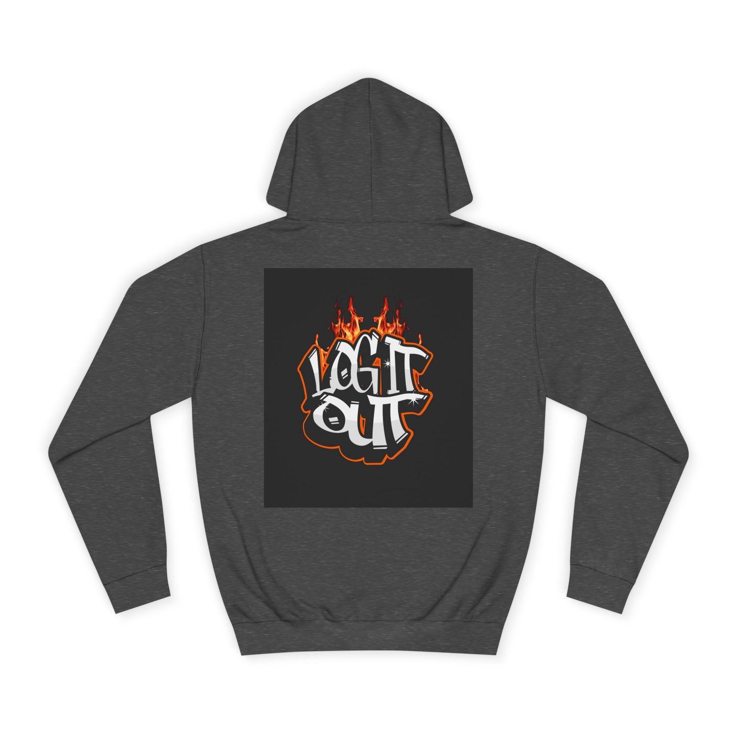 Stylish Unisex Hoodie with 'Log It Out' Design, Cozy Wear, Trendy Streetwear, Perfect for Parties