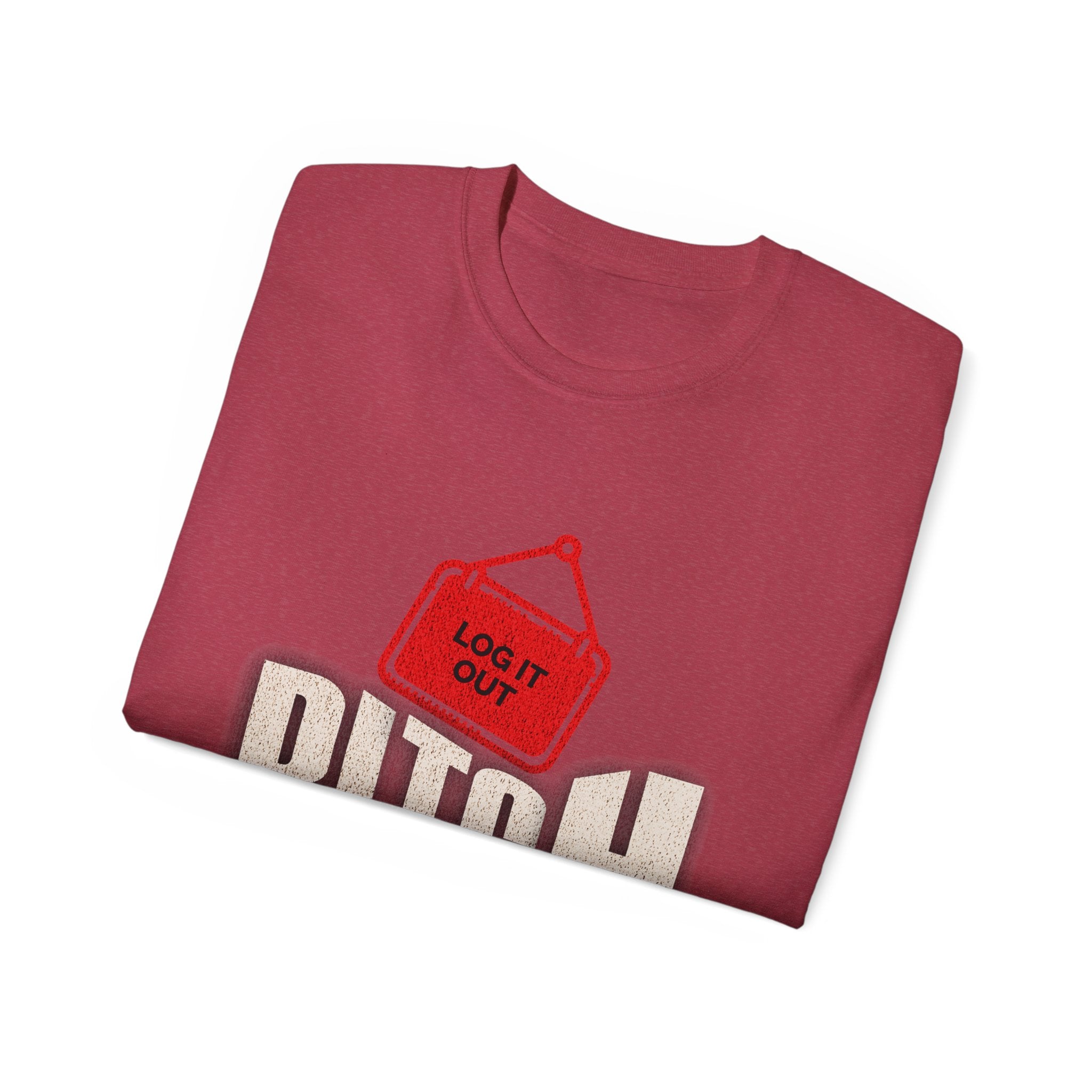 Graphic Tee —  (Log It Out)" Vintage Sign Shirt