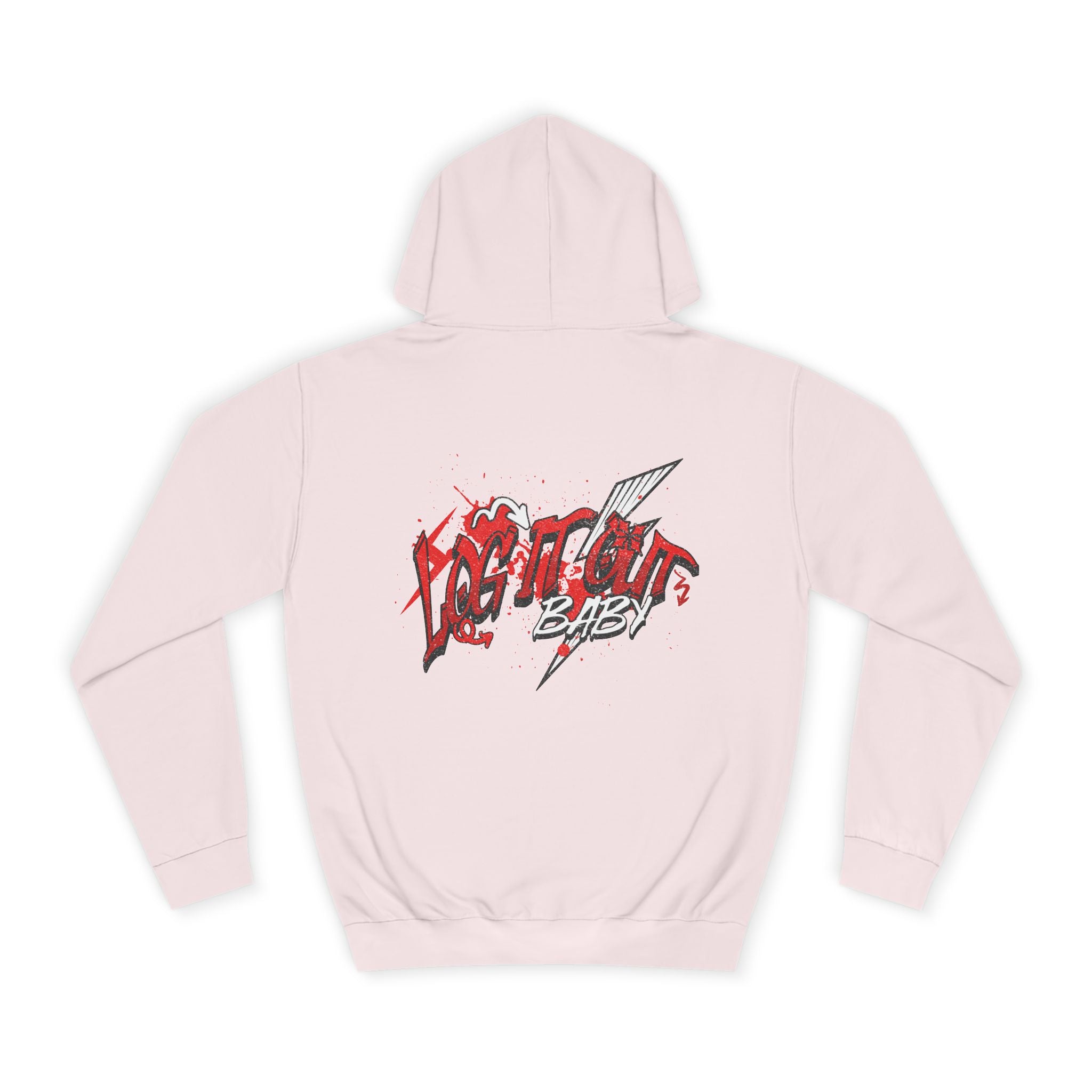 Trendy Log it out Hoodie, Graphic Sweatshirt, Unisex Casual Wear, Stylish Streetwear, Great for Gift Giving