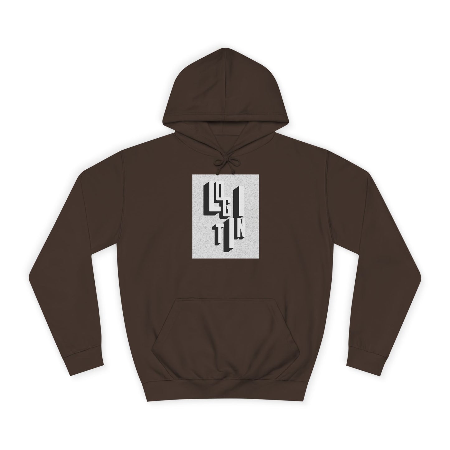 Minimalist Hoodie, Unisex Sweatshirt, Cozy Campus Wear, Student Gift, Modern Graphic Hoodie