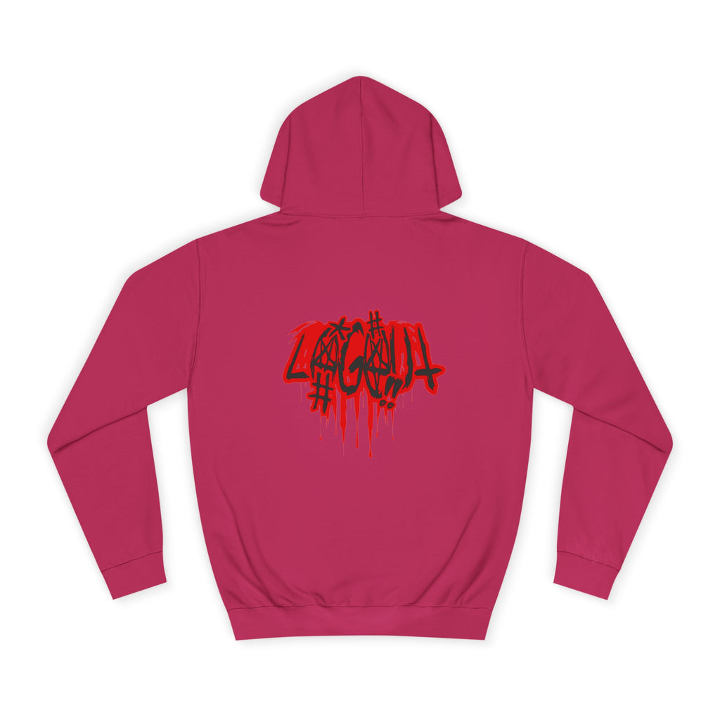 Bold Graffiti log out Hoodie, Unisex Streetwear, Comfortable Casual Wear,