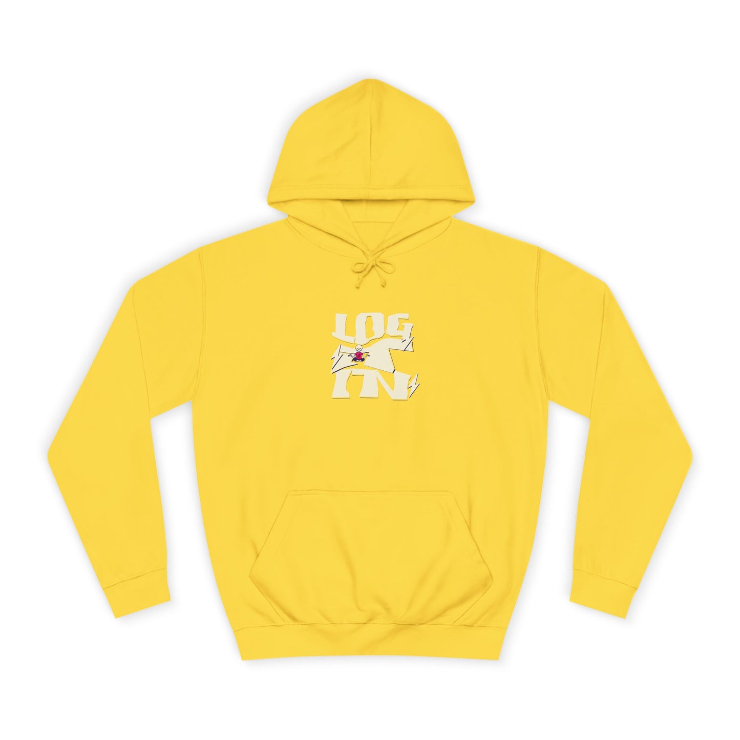 Cozy Unisex Log it in Hoodie - Floral Design, Ideal Gift, Casual Wear, Spring Wardrobe Essentials