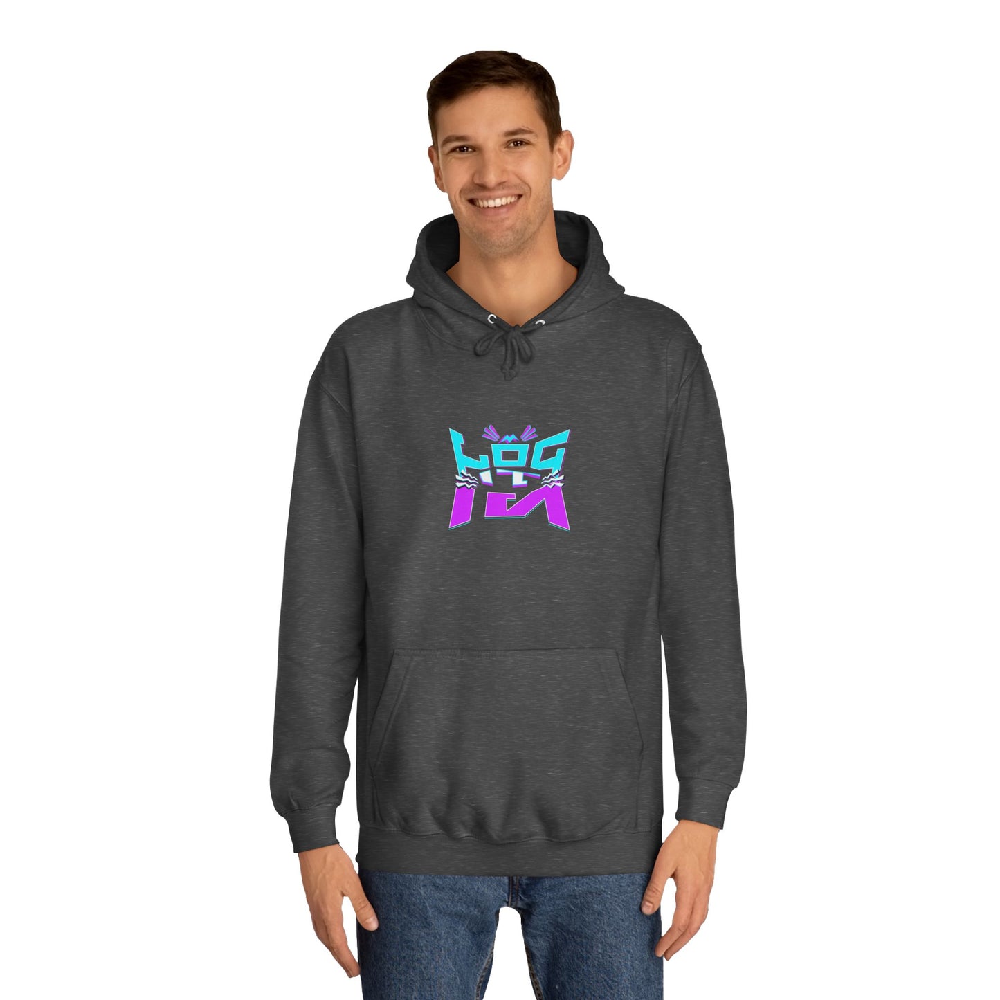 Vibrant Unisex Log it in Hoodie for Everyday Life, Trendy Streetwear, Cozy Wear, Gift for Any One, Casual Everyday Style