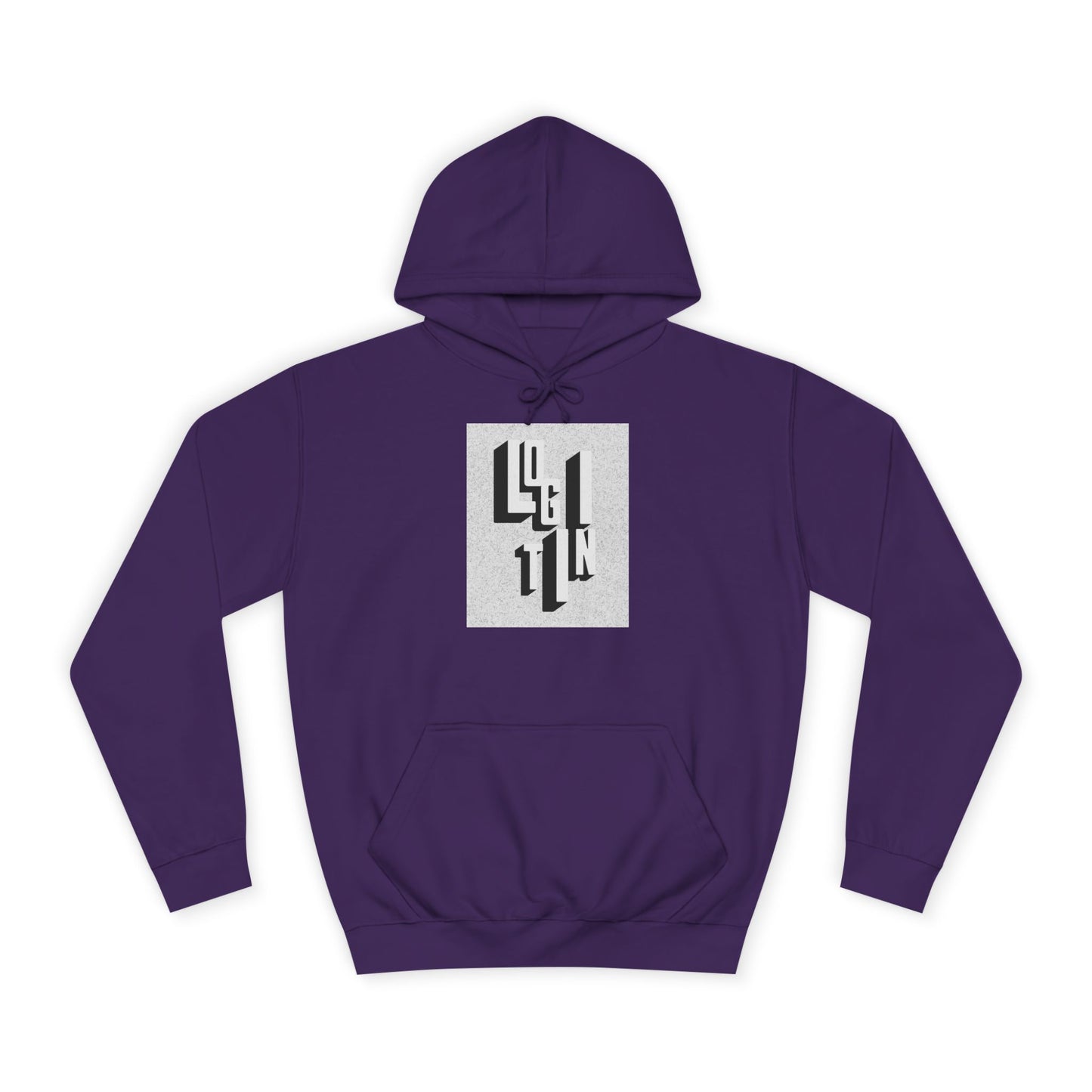 Minimalist Hoodie, Unisex Sweatshirt, Cozy Campus Wear, Student Gift, Modern Graphic Hoodie