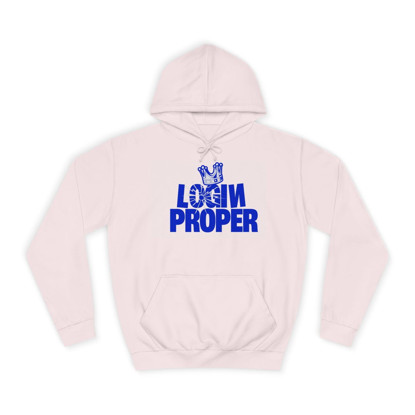 Unisex Hoodie - 'Login Proper' Trendy Spirit Wear, Casual Streetwear, Gift, Cozy Lounge Sweatshirt