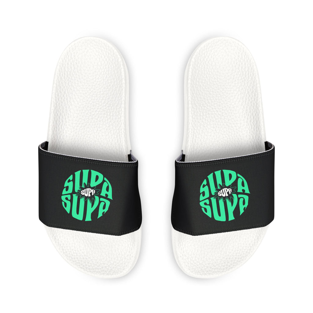 Men's Slide Sandals — Removable Strap Casual Supa Supa Slides with Bold Graphic