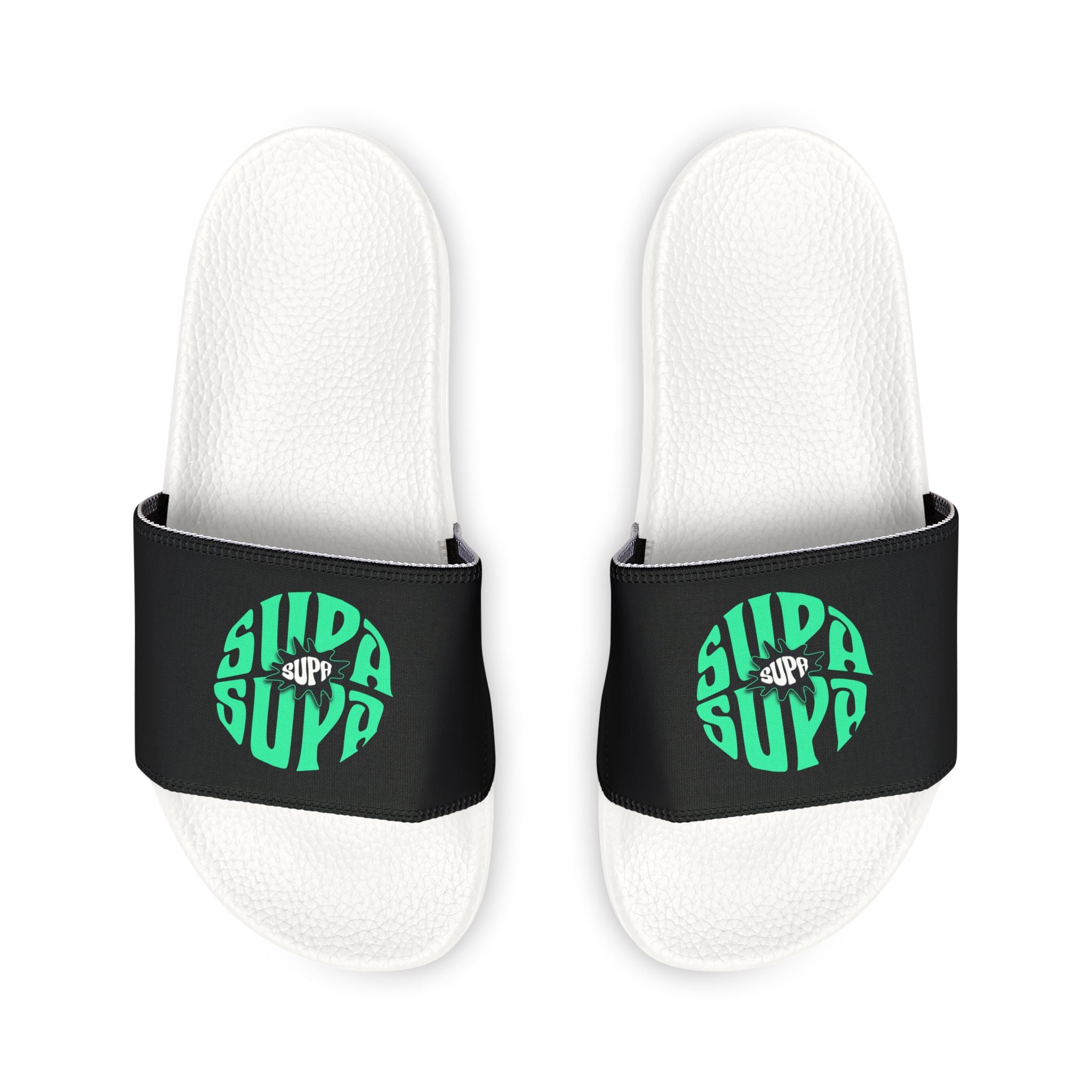 Men's Slide Sandals — Removable Strap Casual Supa Supa Slides with Bold Graphic