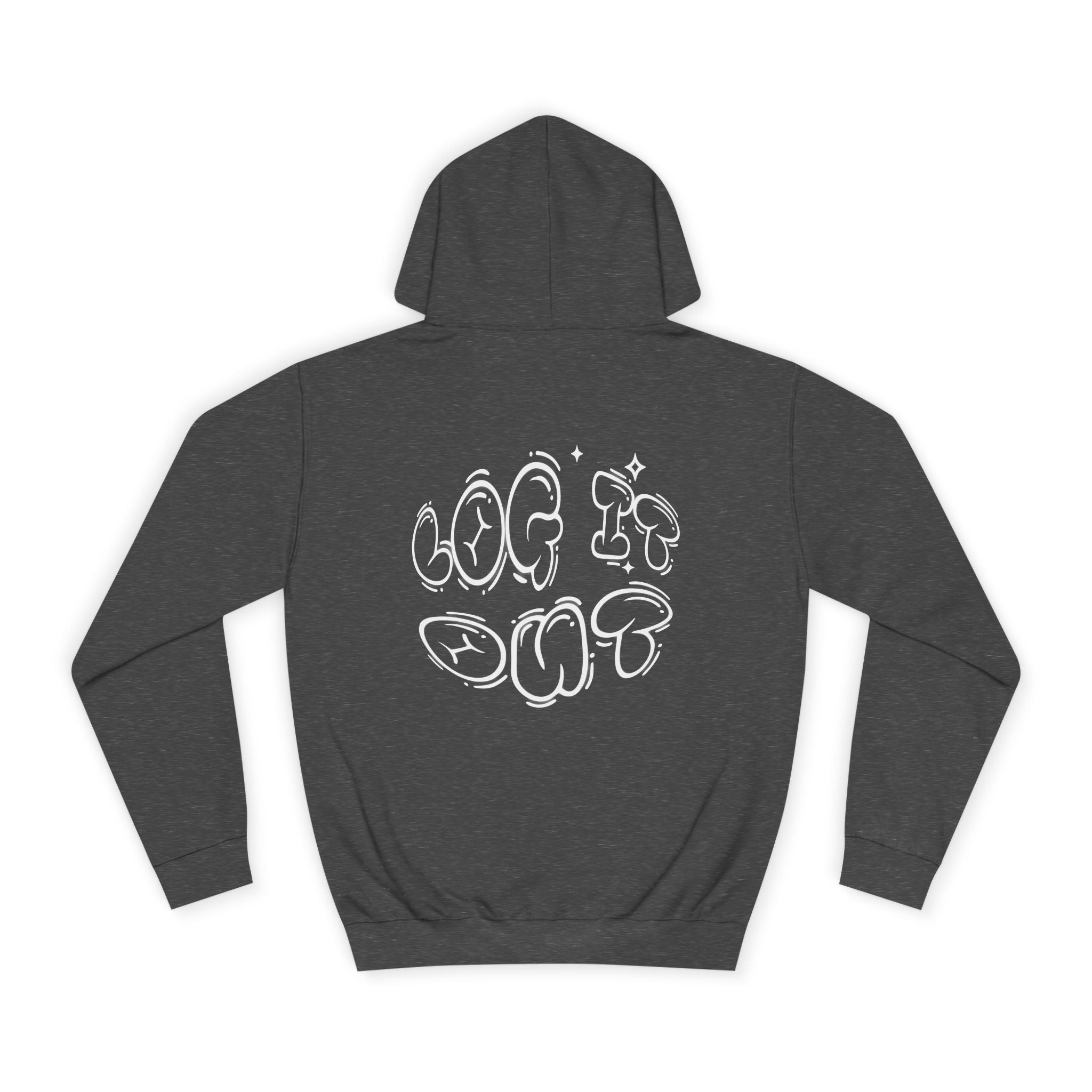 Cozy Unisex Hoodie - "Log It Out" Graphic - Perfect for Casual Wear, Gift