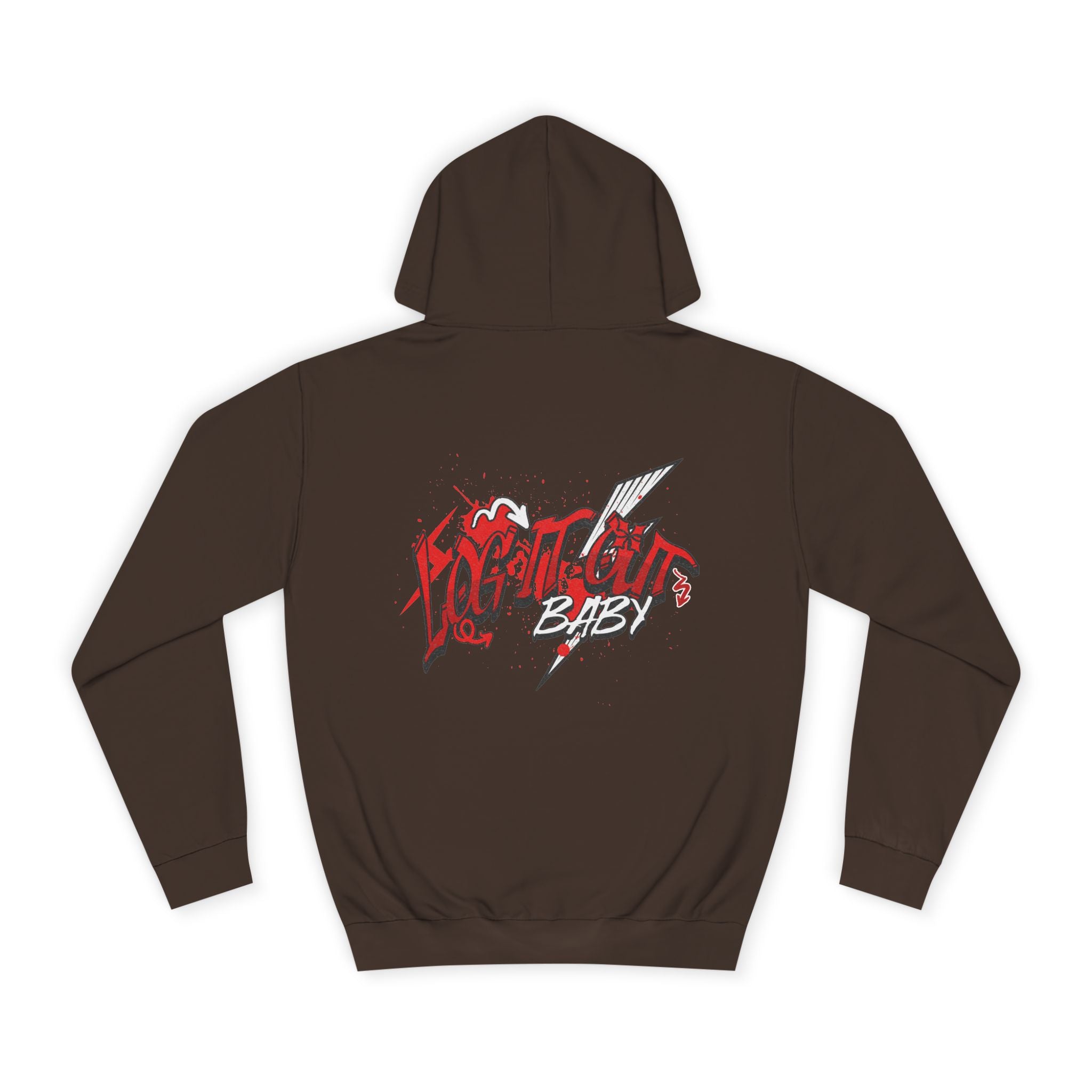 Trendy Log it out Hoodie, Graphic Sweatshirt, Unisex Casual Wear, Stylish Streetwear, Great for Gift Giving