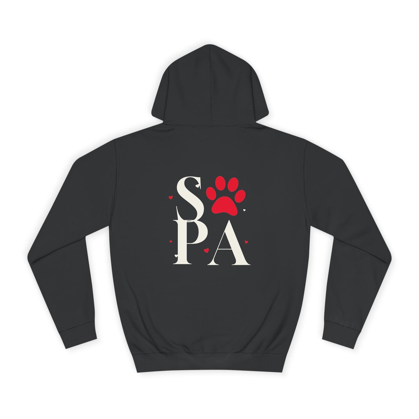 Cozy Hoodie with Paw Print | Unisex Sweatshirt, Gift for Animal Lovers, Apparel, Casual Wear, Birthday
