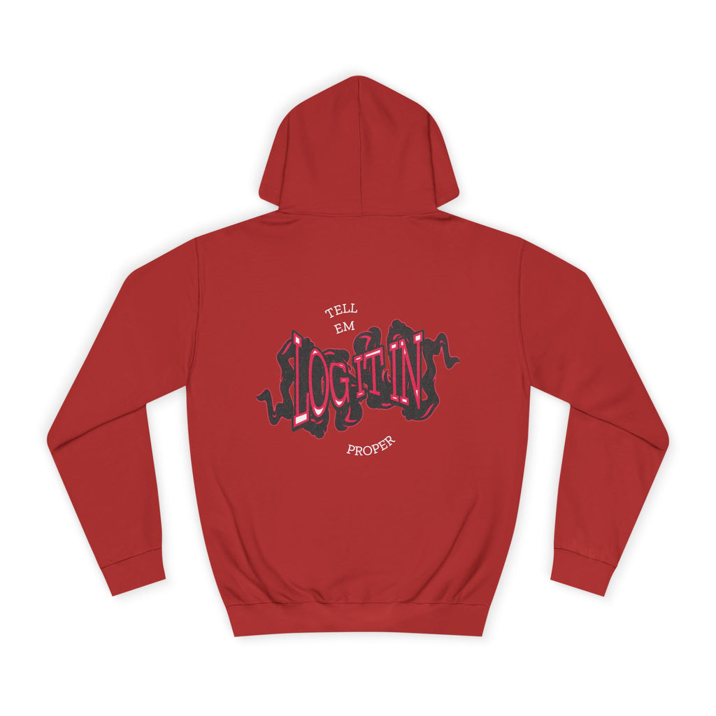 'Log it in'Hoodie for Unisex, Casual Wear, Trendy Apparel, Perfect for Everyday wear, Comfortable Fit