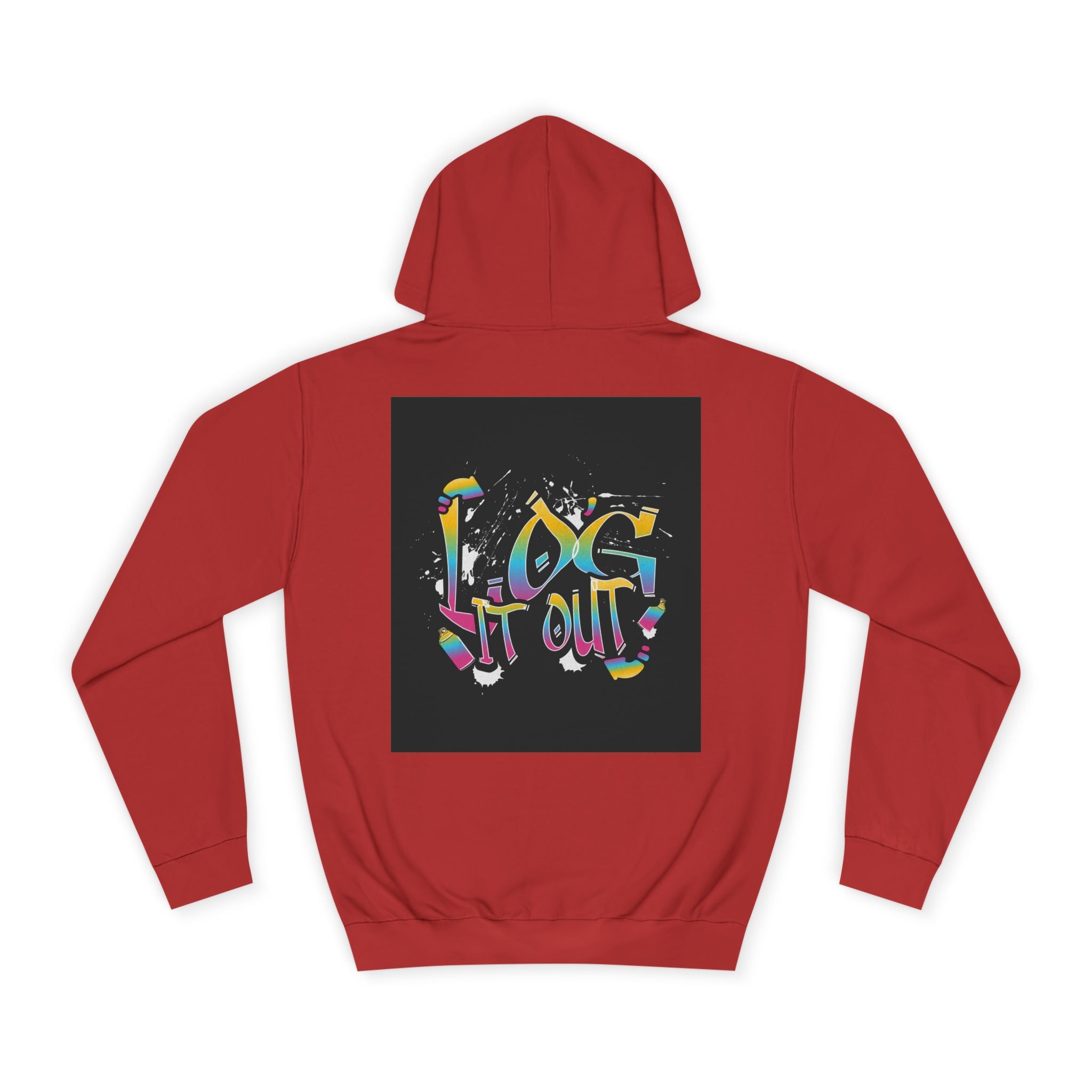 Colorful Unisex log it out Hoodie - Perfect for Students, Casual Wear, Gifts, Relaxed Style, trendy wear