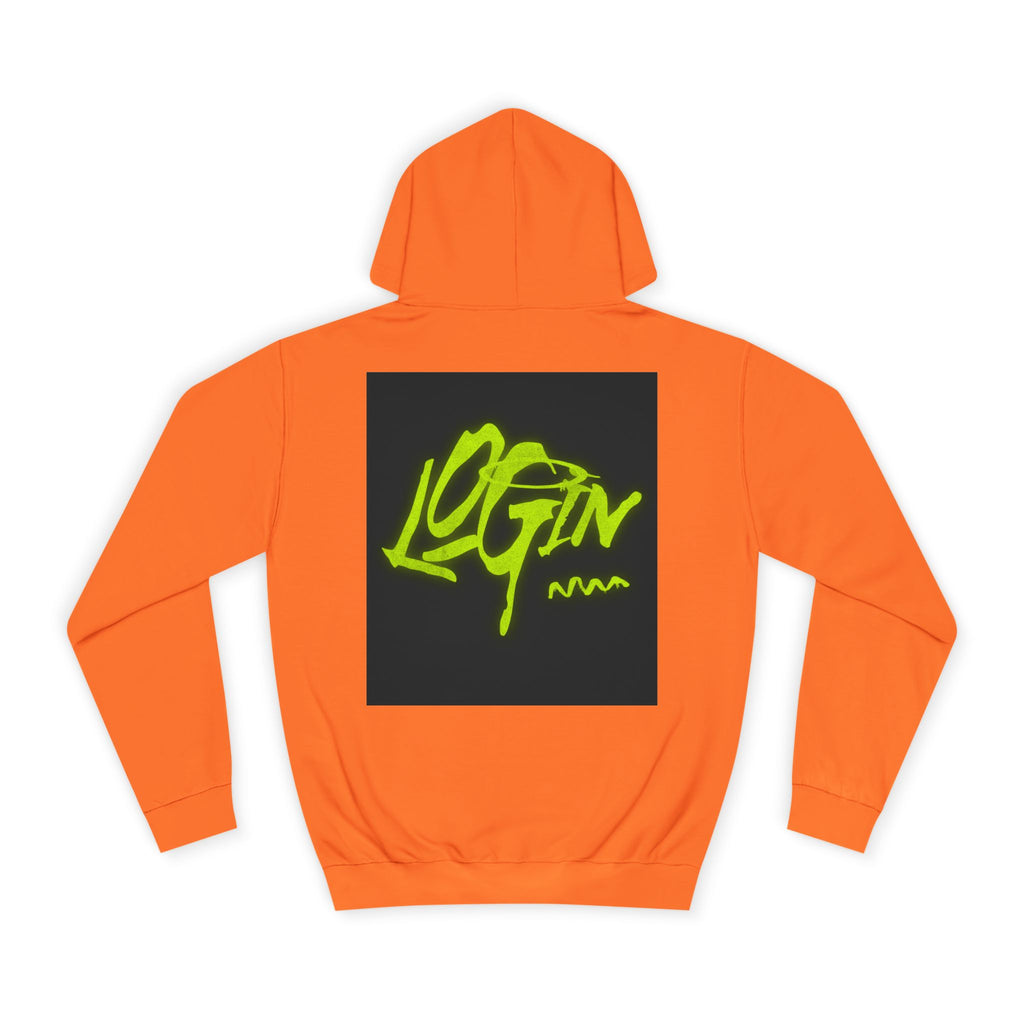 Trendy Unisex Hoodie - 'LOGIN' Graphic Design