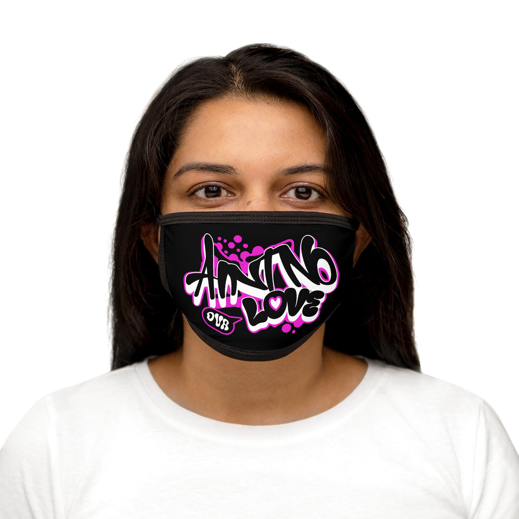 Face Mask — Pink Graffiti "No Love" Reusable Fashion Mask