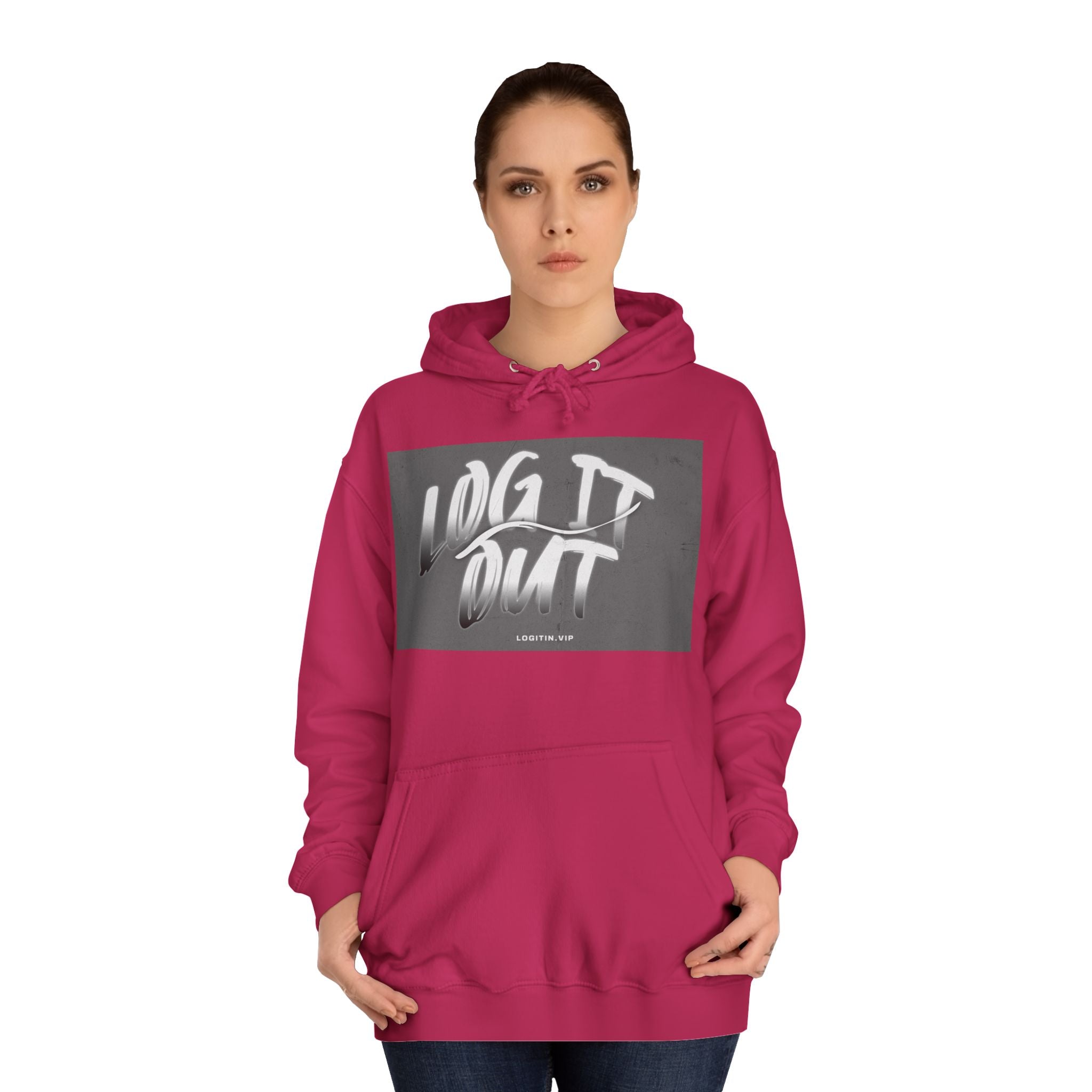 Stylish Unisex log it out Hoodie | Casual Wear, Trendy Design, Perfect Gift, Daily Comfort, College Apparel
