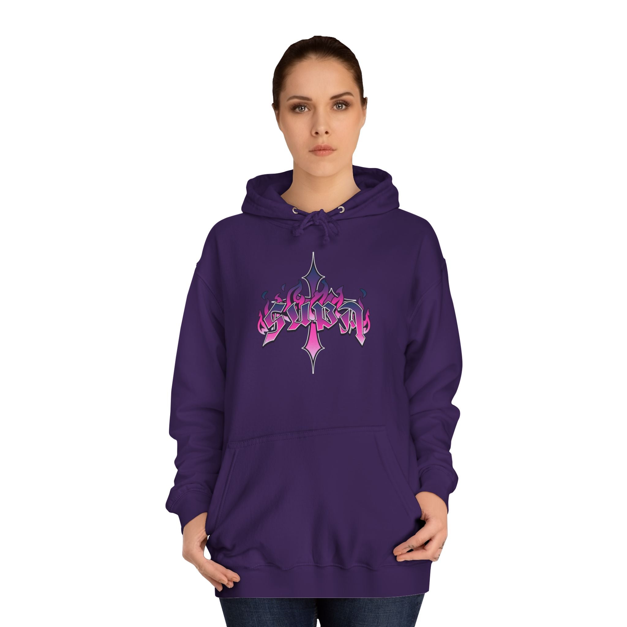 Trendy Unisex Supa Hoodie with Bold Graphic Design