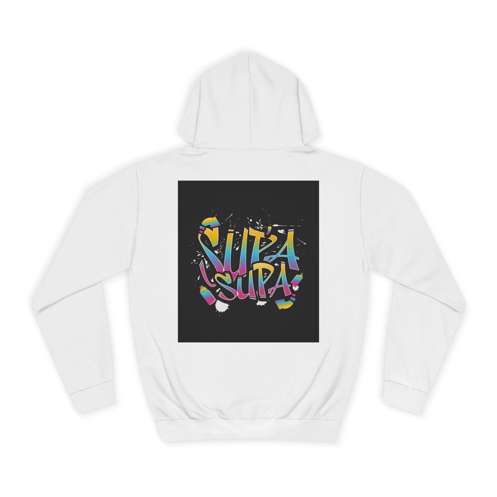 Colorful Unisex Supa Supa Hoodie, Casual Sweatshirt, Vibrant Apparel, Streetwear Hoodie