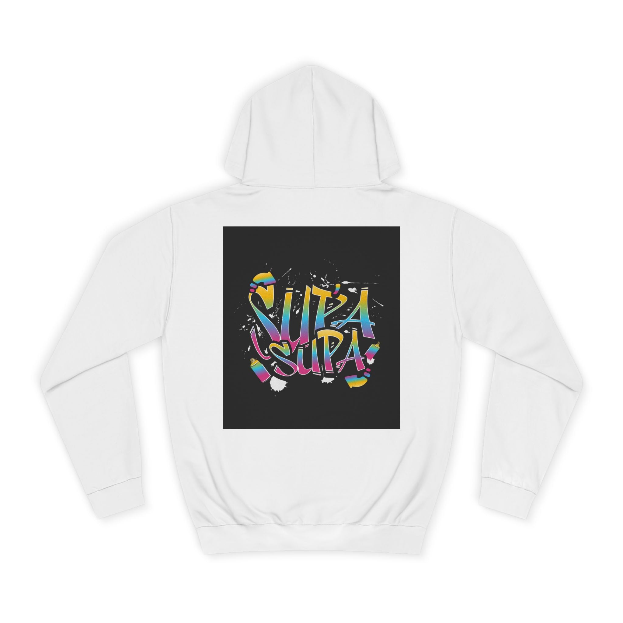 Colorful Unisex Supa Supa Hoodie, Casual Sweatshirt, Vibrant Apparel, Streetwear Hoodie
