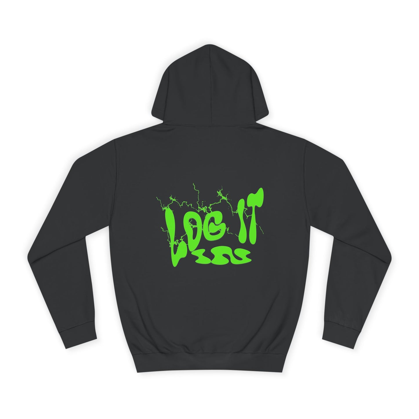 Unisex Hoodie with 'Log It in' Design, Cozy Casual Sweater for Trendy wear, Gift for Comfortable Everyday Wear