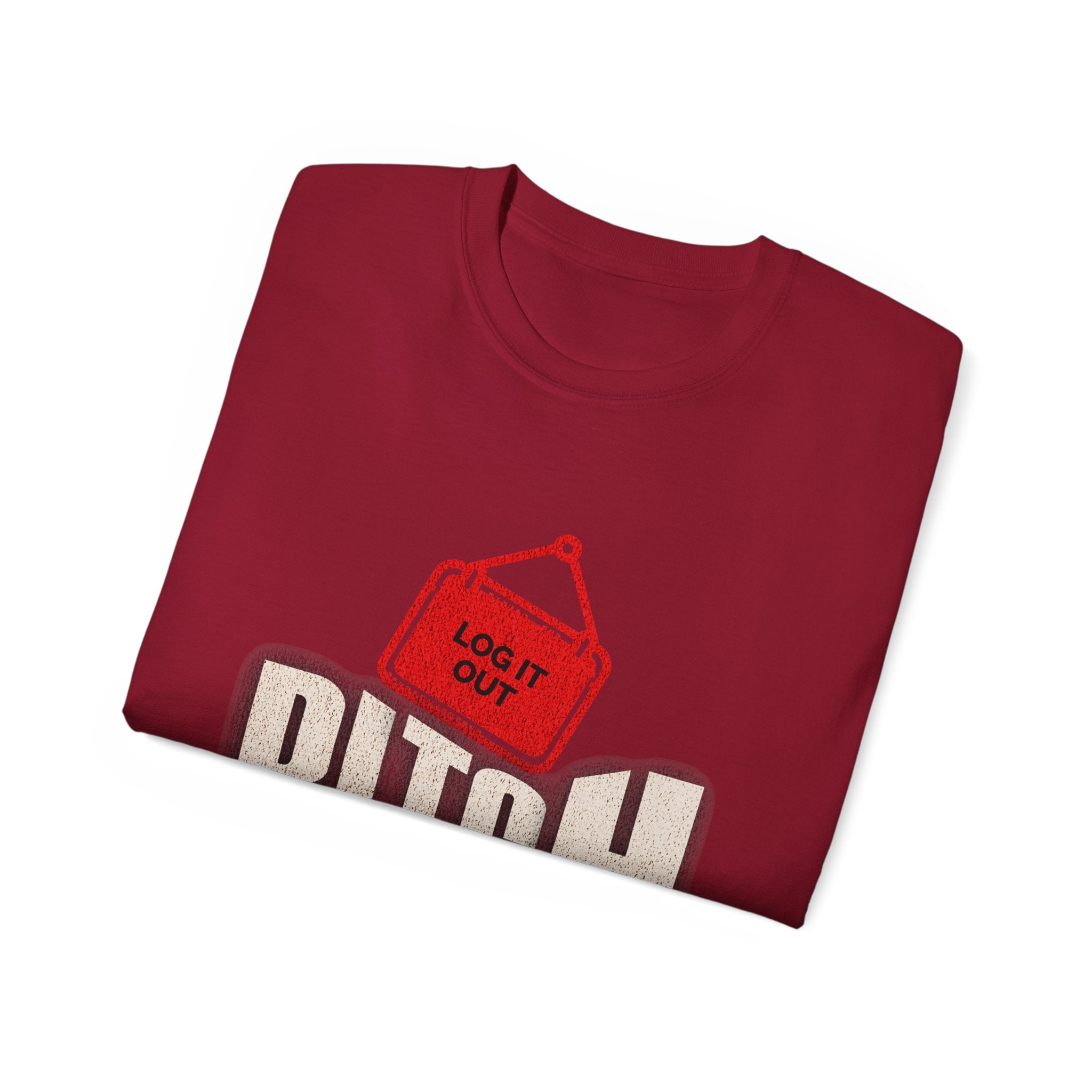Graphic Tee —  (Log It Out)" Vintage Sign Shirt